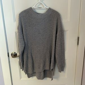 oversized grey sweater